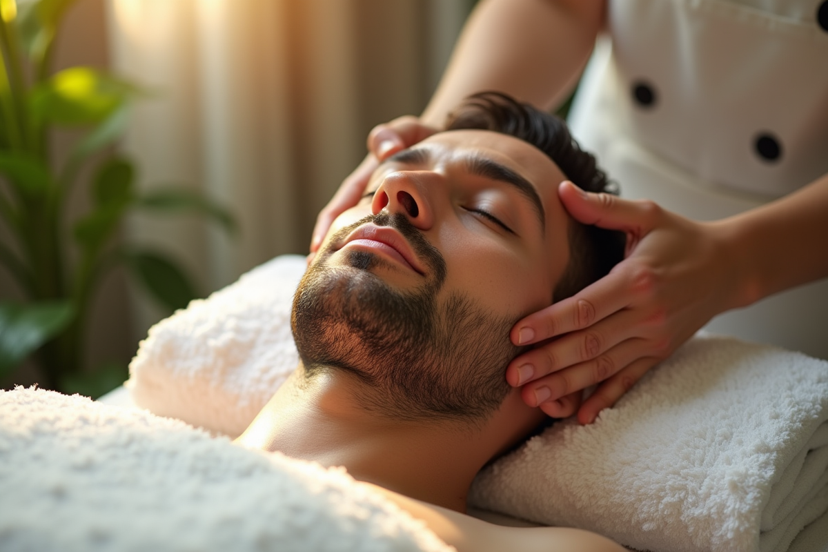 massage tête